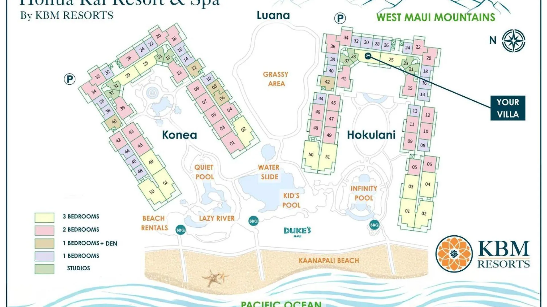Kbm Resorts Free Car Honua Kai Hokulani Ocean View 2Bedroom Condo Hkh-529 Beautifully Upgraded Ocean Views Kaanapali United States